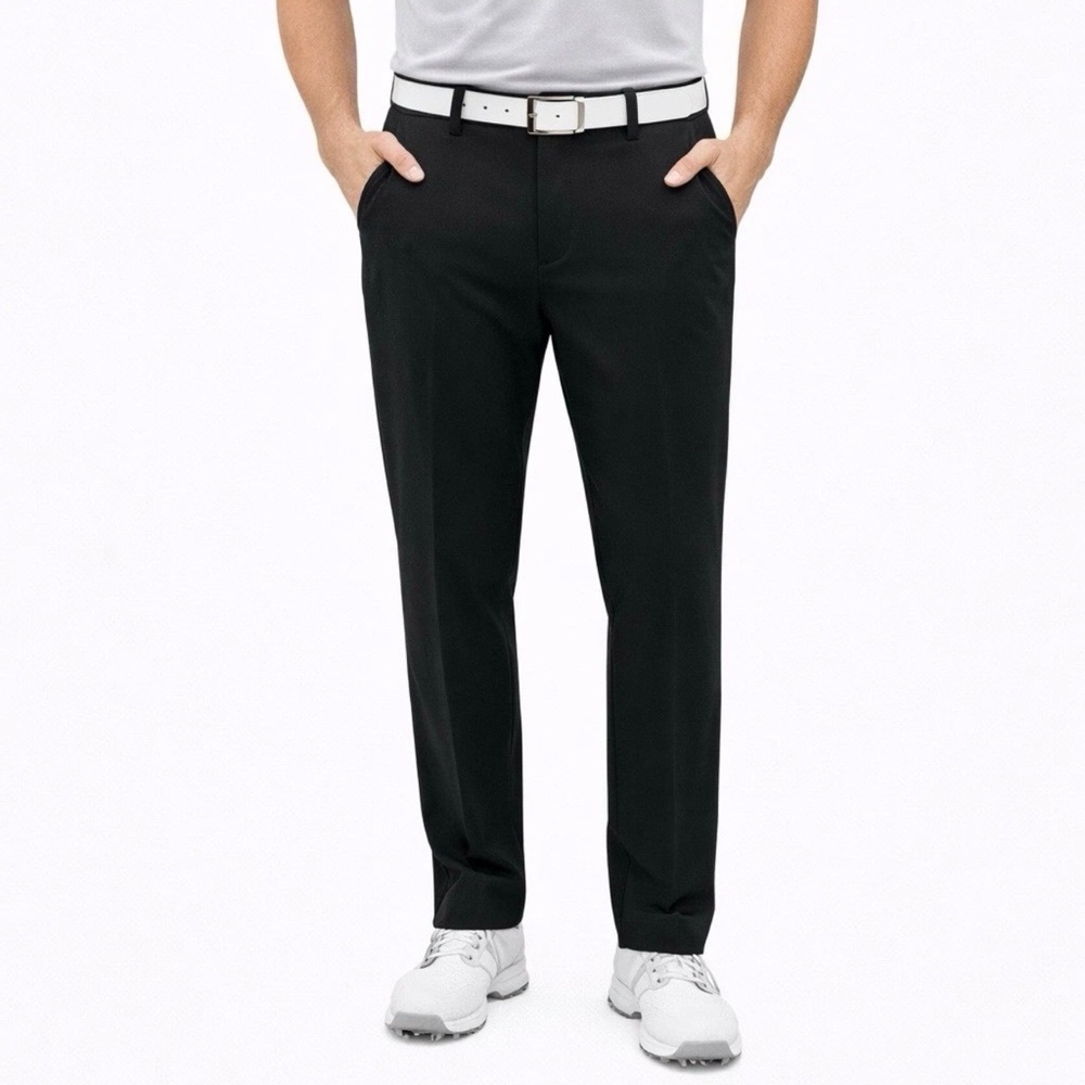 IZOD Golf SwingFlex Black Pants 34x30‎ Straight Fit Stretch NWT